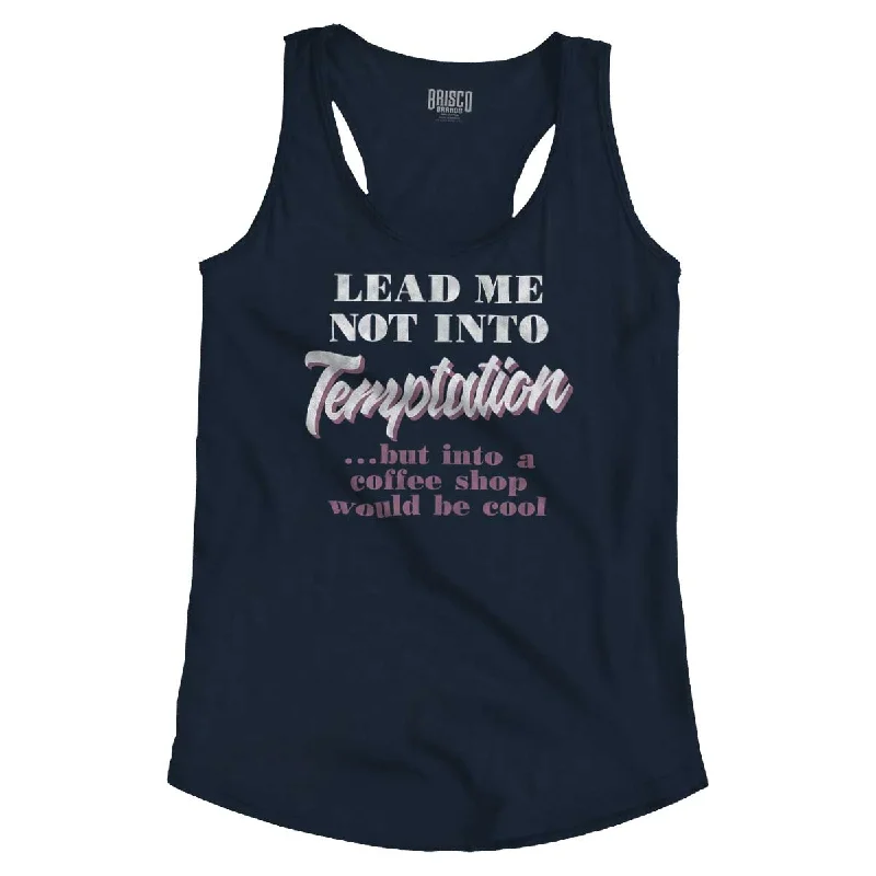 Lead Me Not To Temptation Racerback