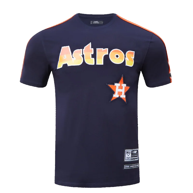 MLB HOUSTON ASTROS RETRO LOGO PRO TEAM MEN'S TAPING TOP (MIDNIGHT / ORANGE)