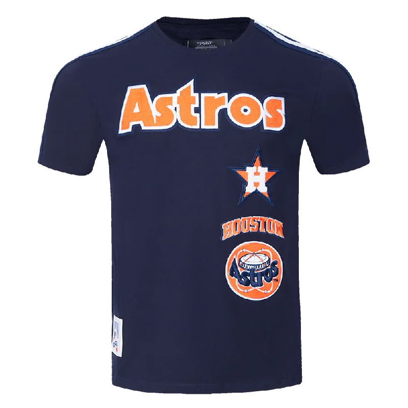 MLB HOUSTON ASTROS RETRO CLASSIC MEN'S STRIPED TOP (MIDNIGHT NAVY)