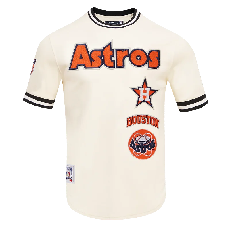 MLB HOUSTON ASTROS RETRO CLASSIC MEN'S TOP (EGGSHELL/ MIDNIGHT NAVY)