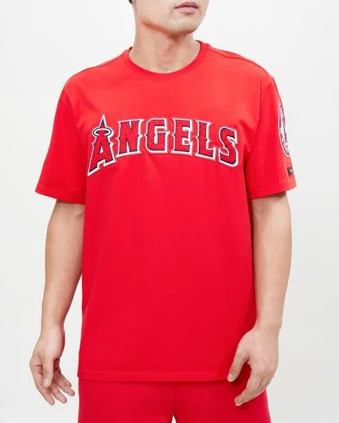 MLB LOS ANGELES ANGELS CLASSIC CHENILLE MEN'S TOP (RED)