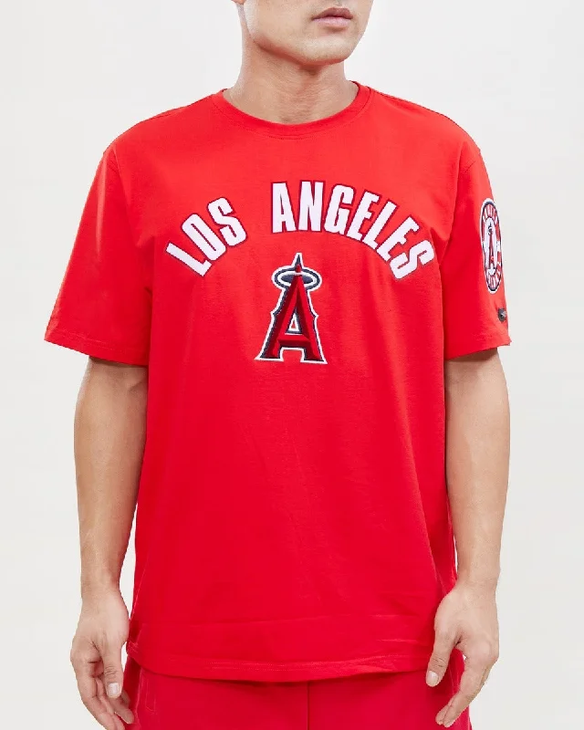 MLB LOS ANGELES ANGELS CLASSIC BRISTLE MEN'S TOP (RED)