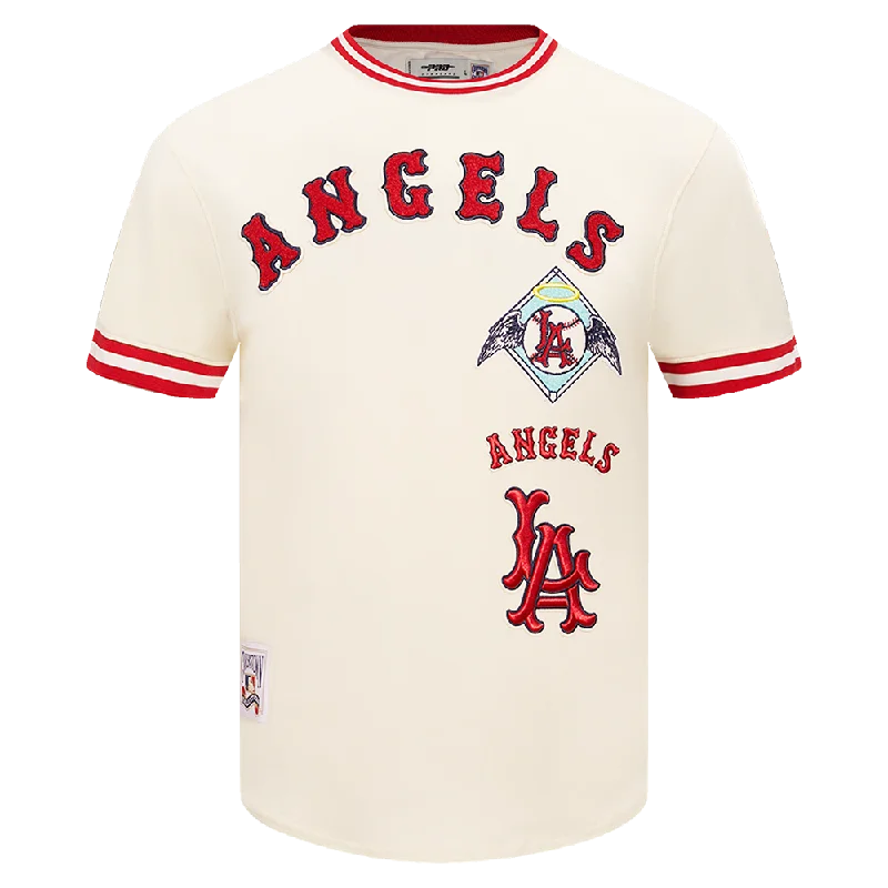 MLB LOS ANGELES ANGELS RETRO CLASSIC MEN'S TOP (EGGSHELL/ RED)