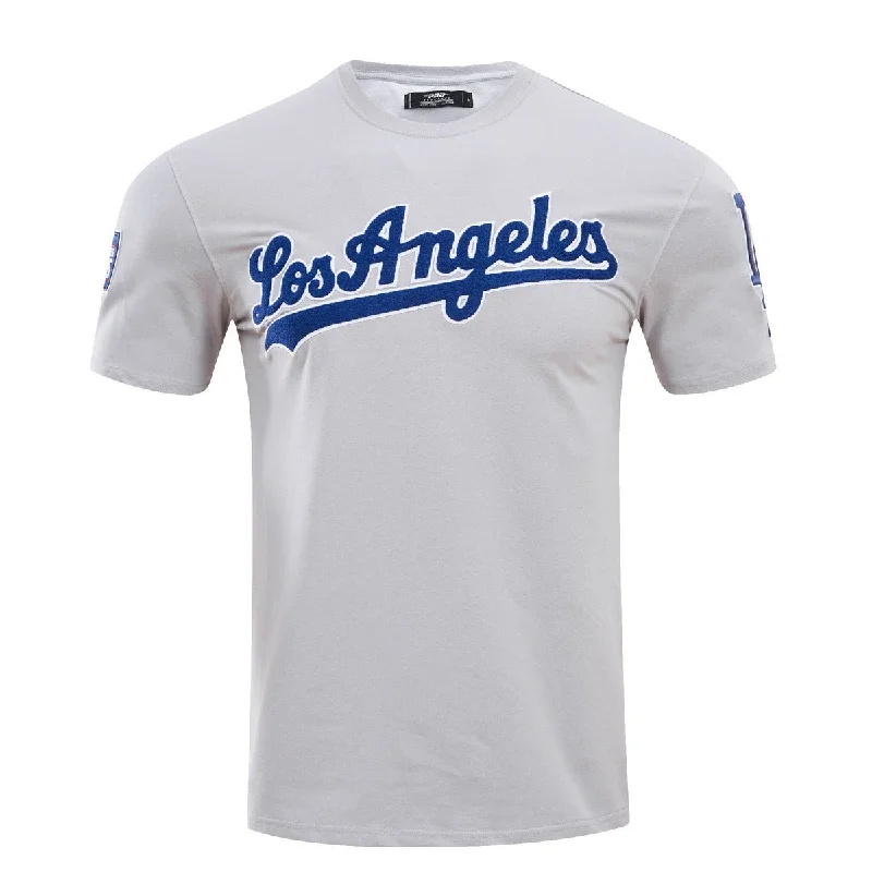 MLB LOS ANGELES DODGERS CLASSIC CHENILLE MEN'S TOP (GRAY)