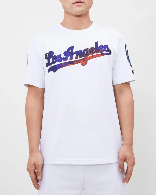 MLB LOS ANGELES DODGERS DIP DYE PRO TEAM MEN'S TOP (WHITE)