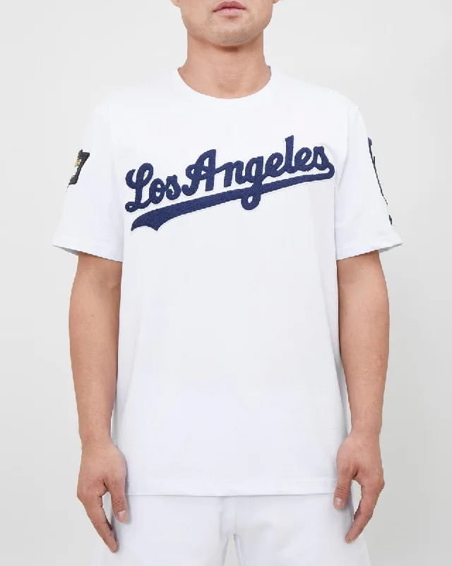 MLB LOS ANGELES DODGERS LOGO PRO TEAM MEN'S TOP (WHITE)