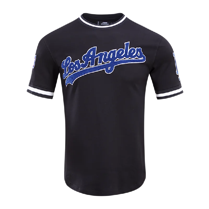 MLB LOS ANGELES DODGERS CLASSIC CHENILLE MEN'S TOP (BLACK)