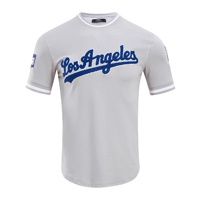 MLB LOS ANGELES DODGERS CLASSIC CHENILLE MEN'S TOP (GRAY)