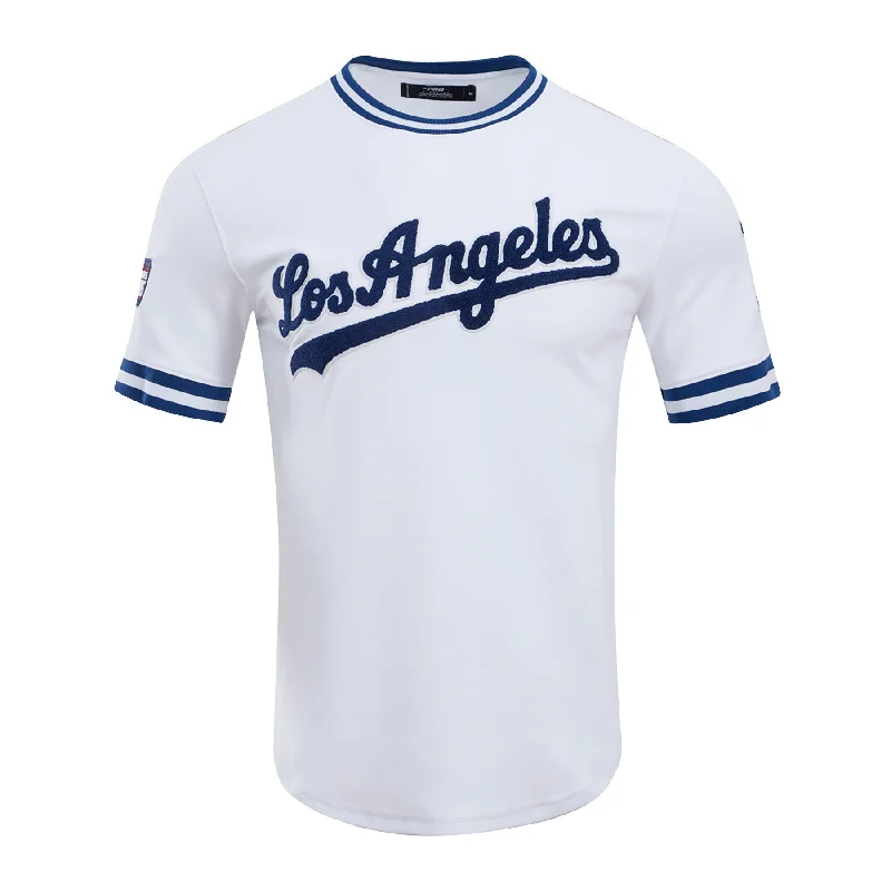 MLB LOS ANGELES DODGERS CLASSIC CHENILLE MEN'S TOP (WHITE)