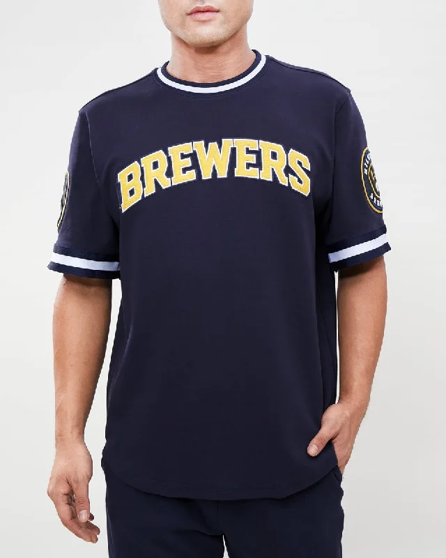 MLB MILWAUKEE BREWERS CLASSIC CHENILLE MEN'S TOP (MIDNIGHT NAVY)