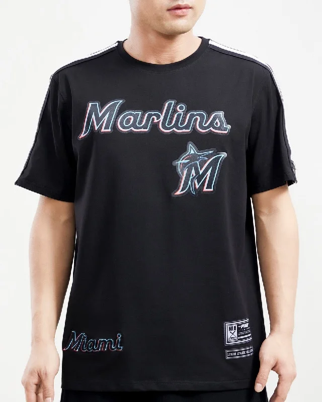 MLB MIAMI MARLINS LOGO PRO TEAM MEN'S TAPING TOP (BLACK)