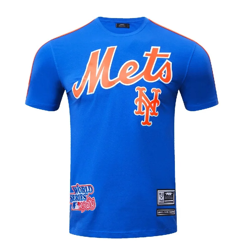 MLB NEW YORK METS LOGO PRO TEAM MEN'S TAPING TOP (ROYAL/ORANGE)