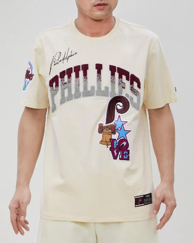 MLB PHILADELPHIA PHILLIES RETRO HOMETOWN MEN'S TOP (EGGSHELL)