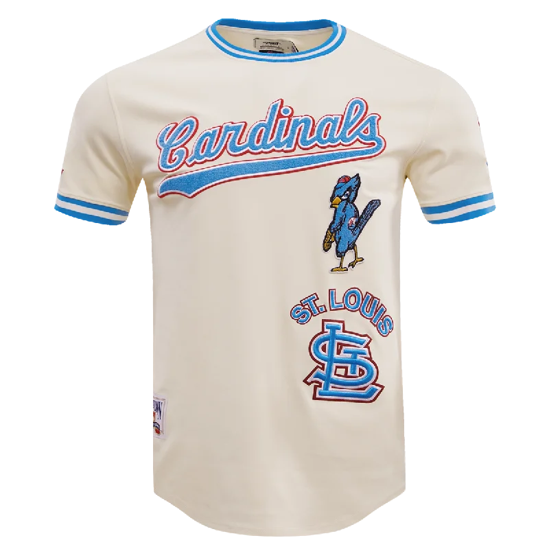 MLB ST. LOUIS CARDINALS RETRO CLASSIC MEN'S TOP (EGGSHELL/ UNIVERSITY BLUE)