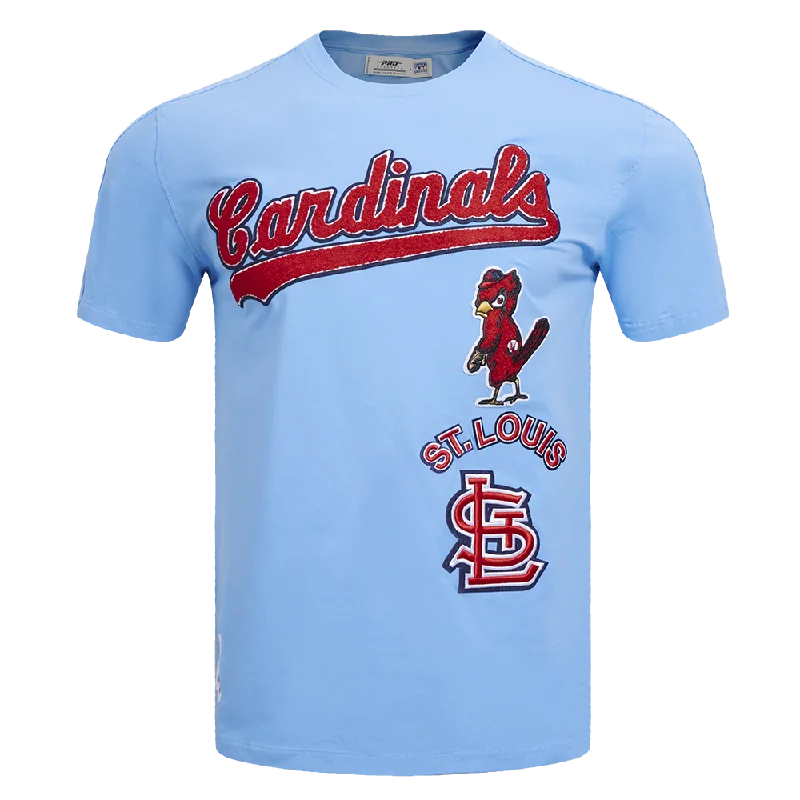 MLB ST. LOUIS CARDINALS RETRO CLASSIC MEN'S STRIPED TOP (UNIVERSITY BLUE)