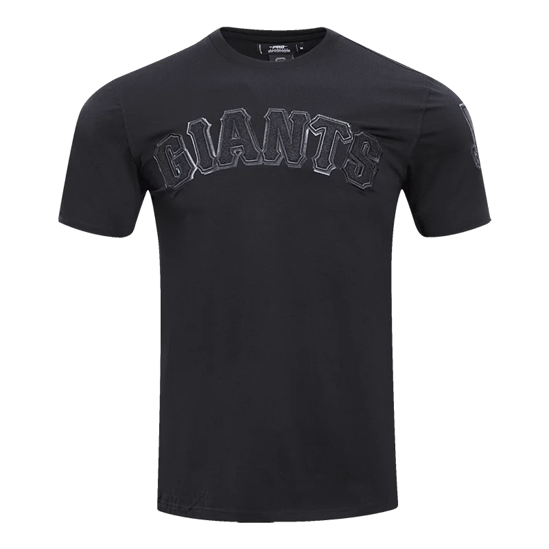 MLB SAN FRANCISCO GIANTS TRIPLE BLACK LOGO PRO TEAM MEN'S TOP (TRIPLE BLACK)