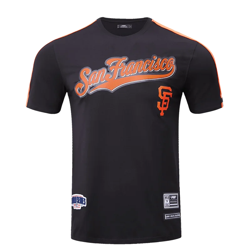 MLB SAN FRANCISCO GIANTS LOGO PRO TEAM MEN'S TAPING TOP (BLACK)