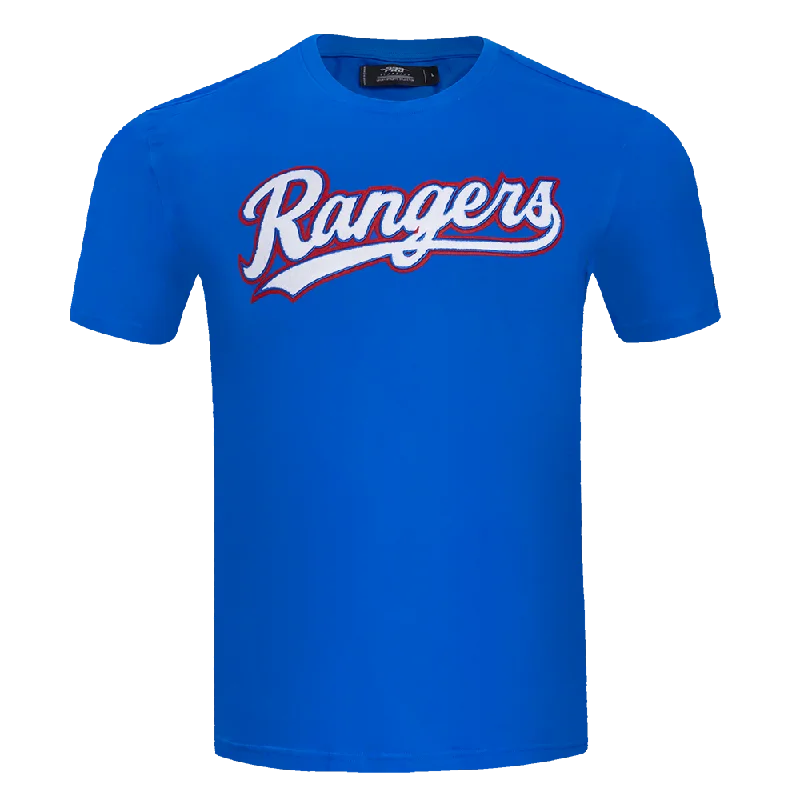 MLB TEXAS RANGERS CLASSIC CHENILLE MEN'S TOP (ROYAL BLUE)