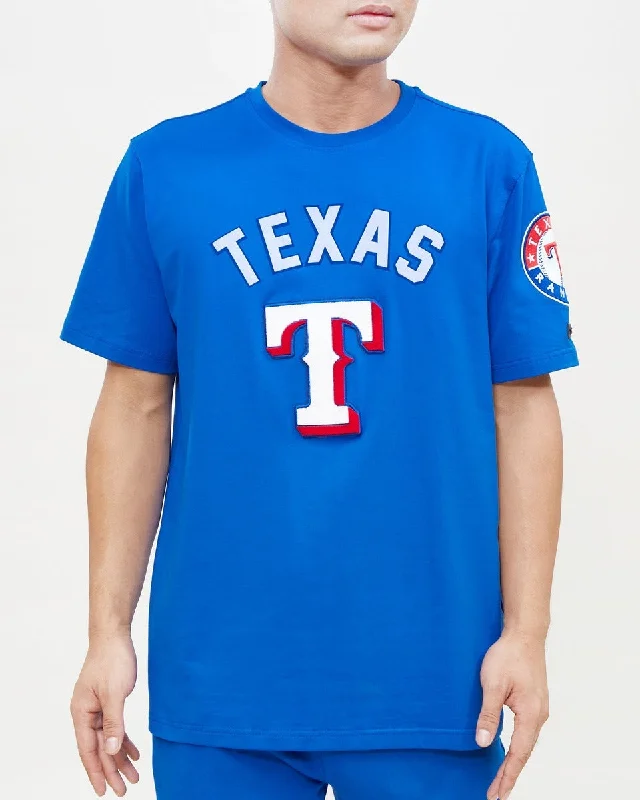 MLB TEXAS RANGERS CLASSIC BRISTLE MEN'S TOP (ROYAL BLUE)