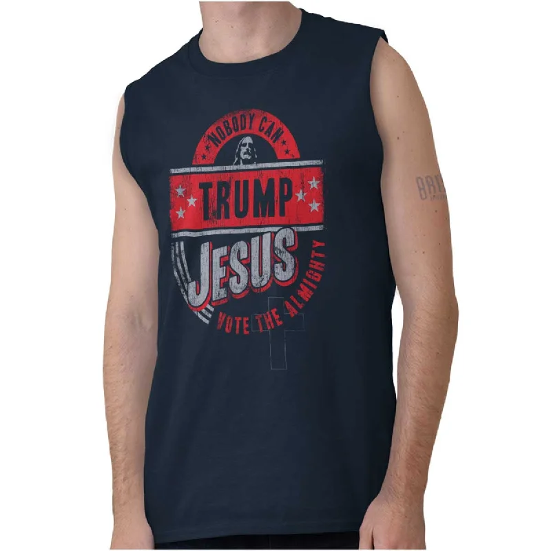 Nobody Can Trump Jesus Sleeveless T-Shirt