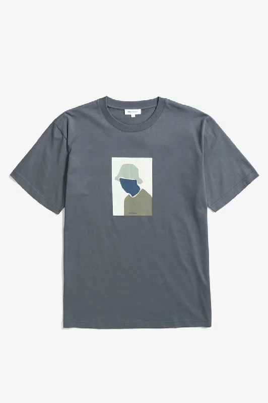 Norse Projects Bucket Hat T-Shirt - Magnet Grey