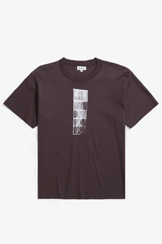 Norse Projects Holger Interlock T-Shirt - Wine