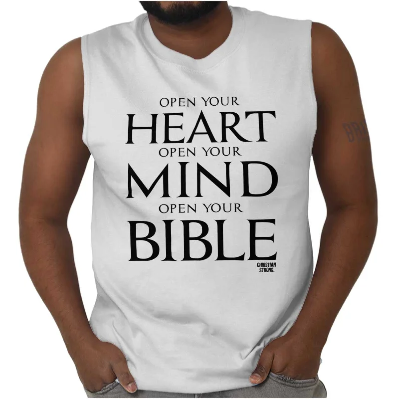 Open Your Bible Sleeveless T-Shirt