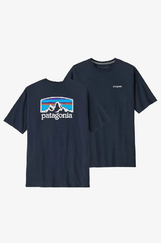 Patagonia Fitz Roy Horizons Responsibili Tee - New Navy