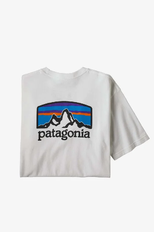 Patagonia Fitz Roy Horizons Responsibili Tee - White