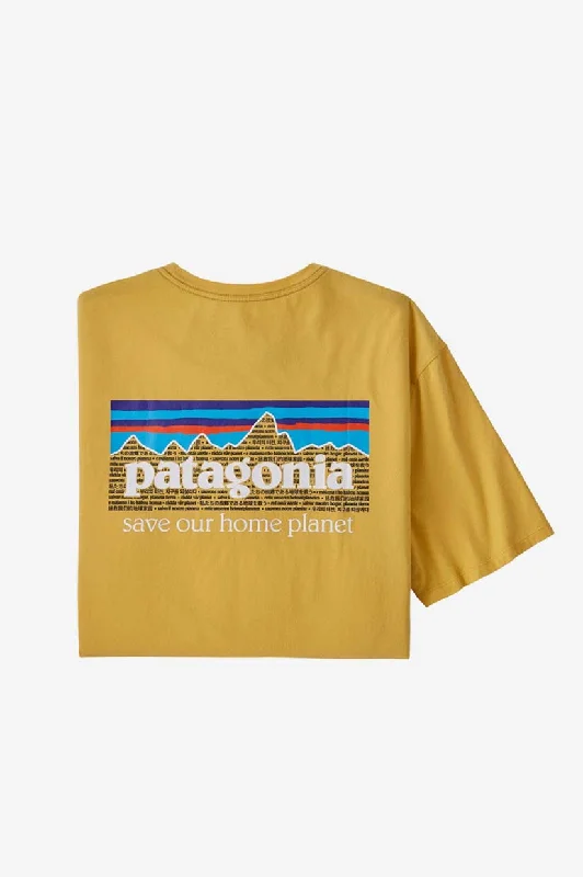 Patagonia P-6 Mission Organic T-Shirt - Surfboard Yellow