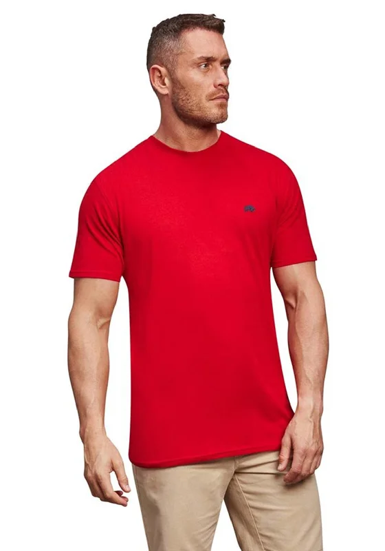 Raging Bull Big & Tall Organic Signature T-Shirt, Red