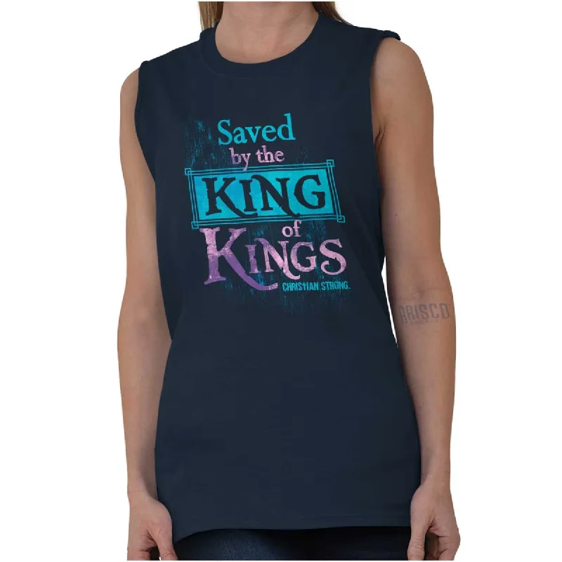 Saved by King of Kings Sleeveless T-Shirt