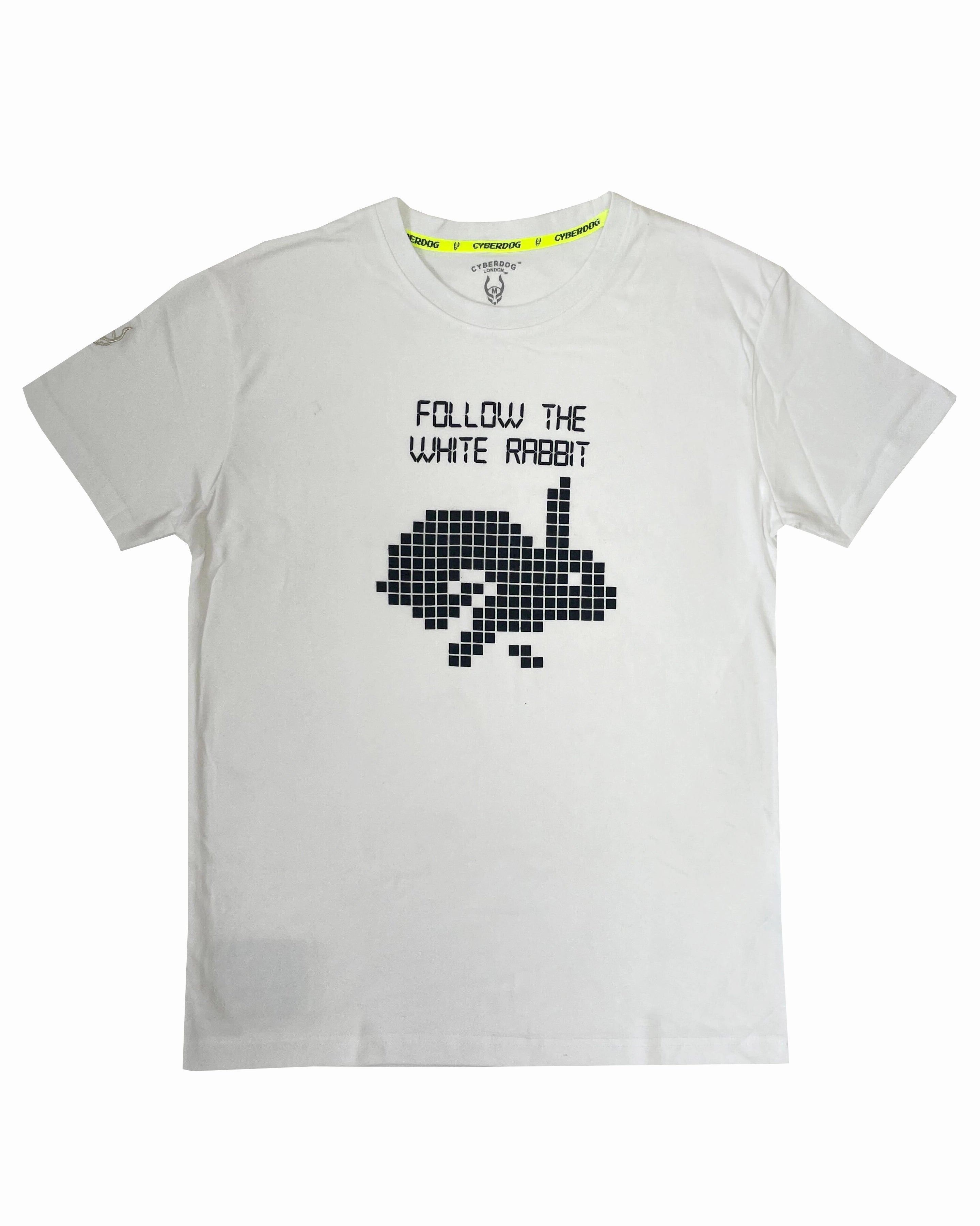 MENS WHITE RABBIT T-SHIRT