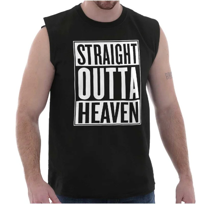 Straight Outta Heaven Sleeveless T-Shirt