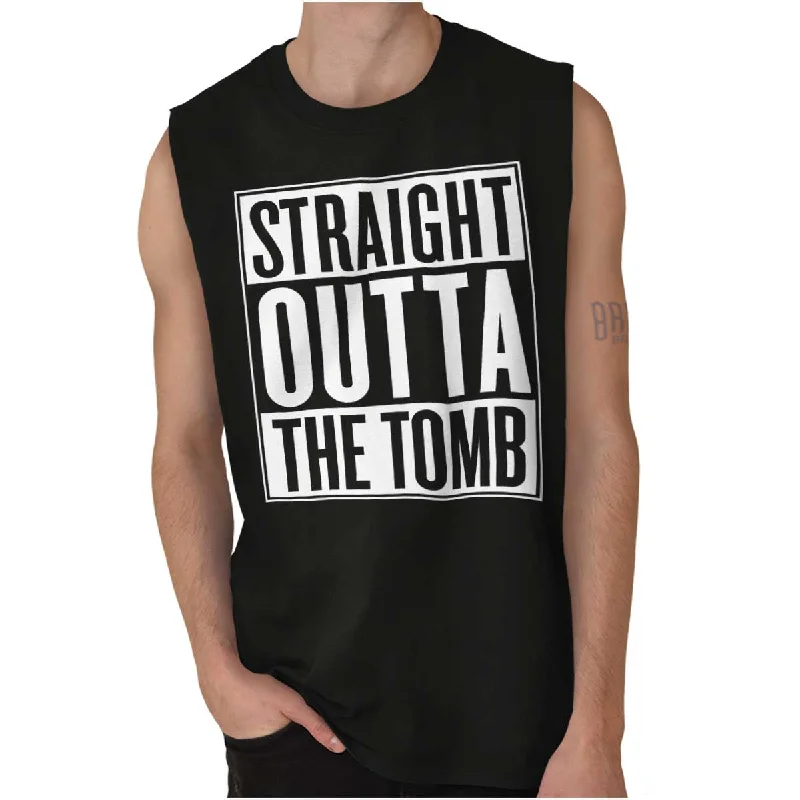 Straight Outta The Tomb Sleeveless T-Shirt