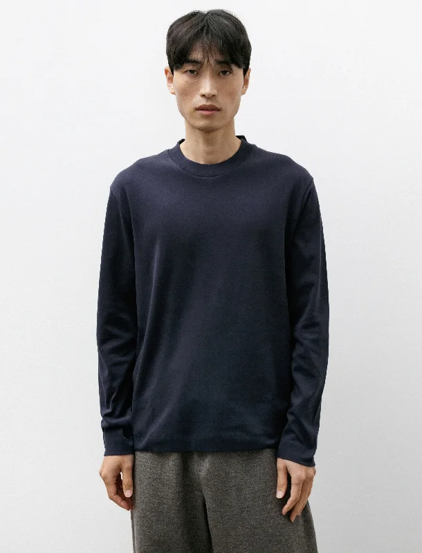 Heavyweight LS T-Shirt Navy