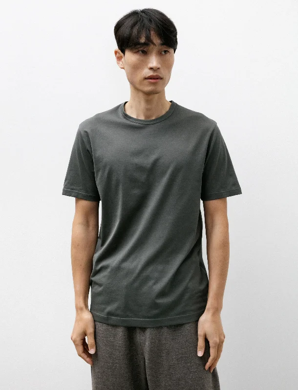 SS Crew Neck Classic T-Shirt Drill Green