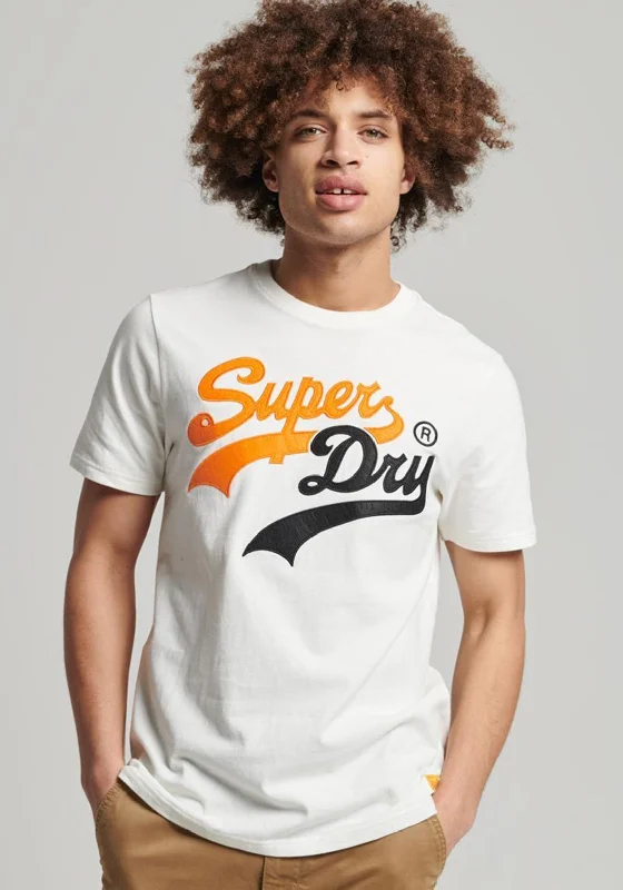 Superdry Vintage Logo Interest T-Shirt, Winter White