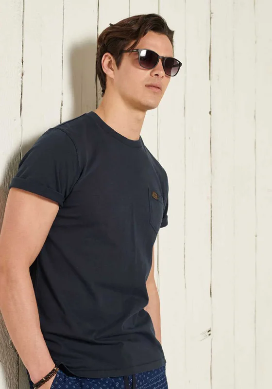 Superdry Workwear Pocket T-Shirt, Dark Navy