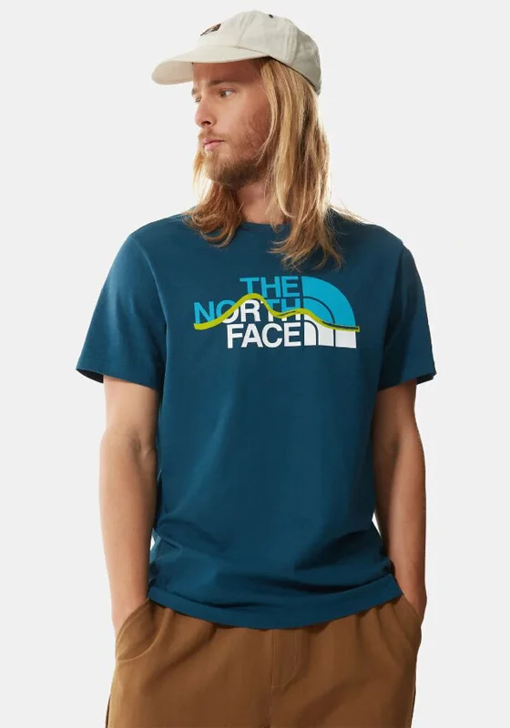 The North Face Mountain Line T-Shirt, Monterey Blue