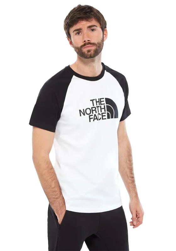 The North Face Raglan Easy T-Shirt, White & Black