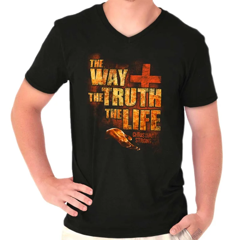 The Way Truth Life V-Neck T Shirt