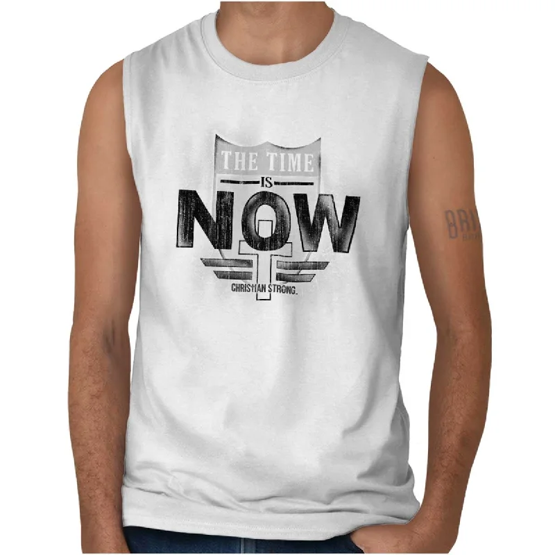 Time is Now Sleeveless T-Shirt