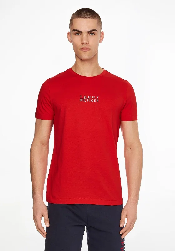 Tommy Hilfiger Square Logo T-Shirt, Primary Red