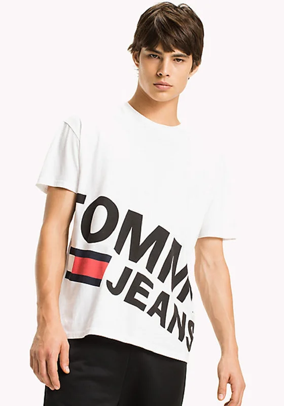 Tommy Jean’s Men’s Magnified Logo T-Shirt, White