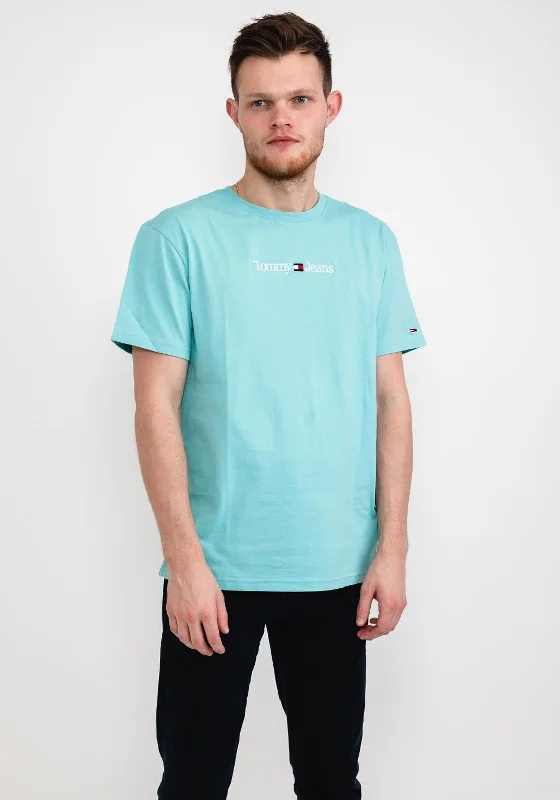 Tommy Jeans Classic Linear T-Shirt, Ocean Tide