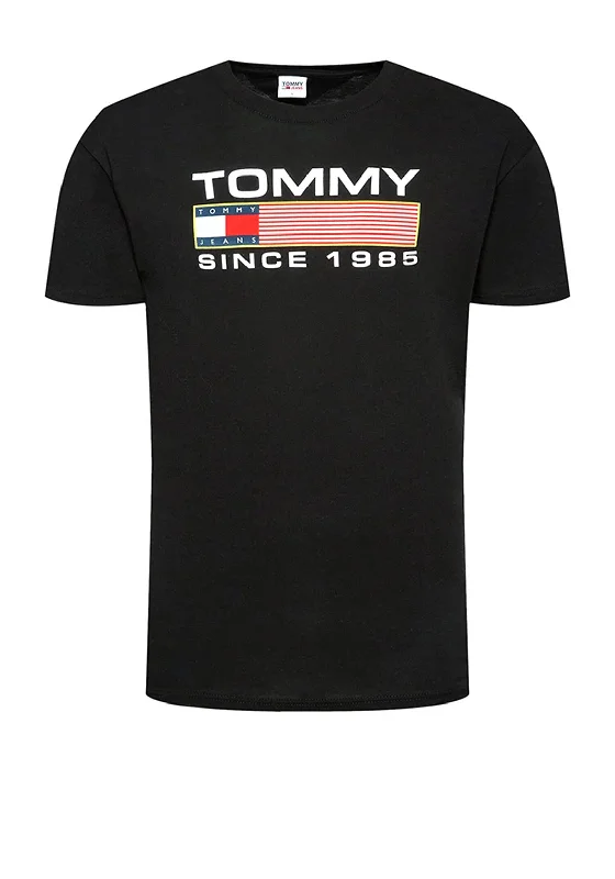 Tommy Jeans Athletic Logo T-Shirt, Black