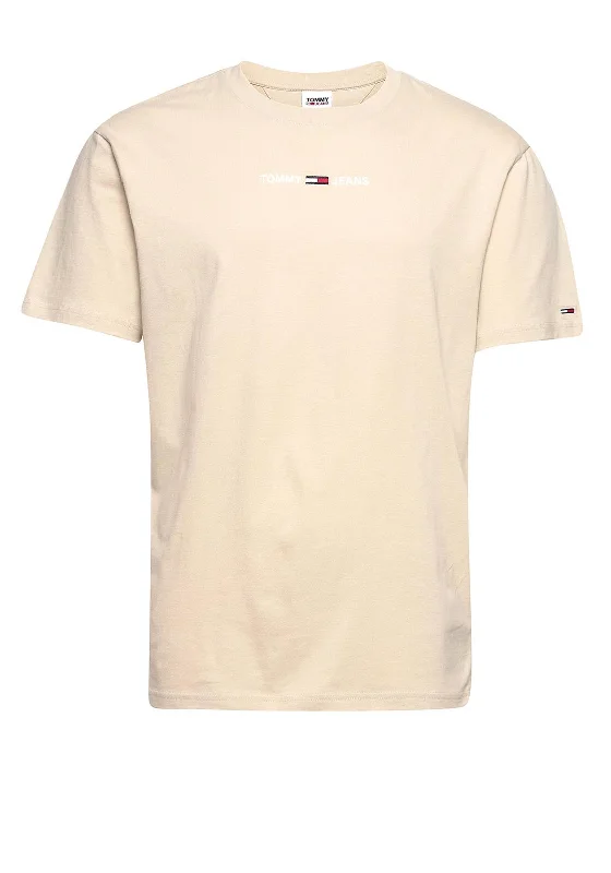 Tommy Jeans Small Text T-Shirt, Savannah Sand