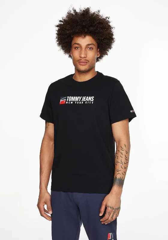 Tommy Jeans Entry Athletic T-Shirt, Black