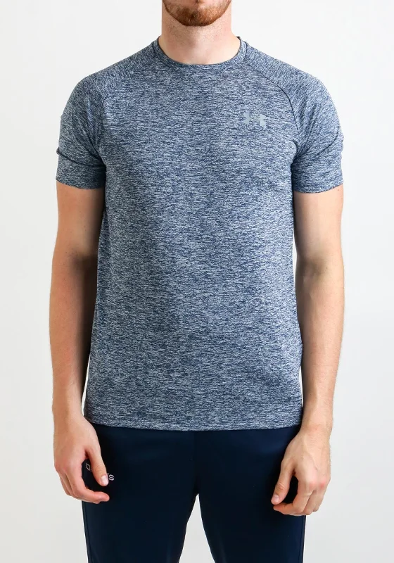 Under Armour Mens Tech T-Shirt, Navy Marl